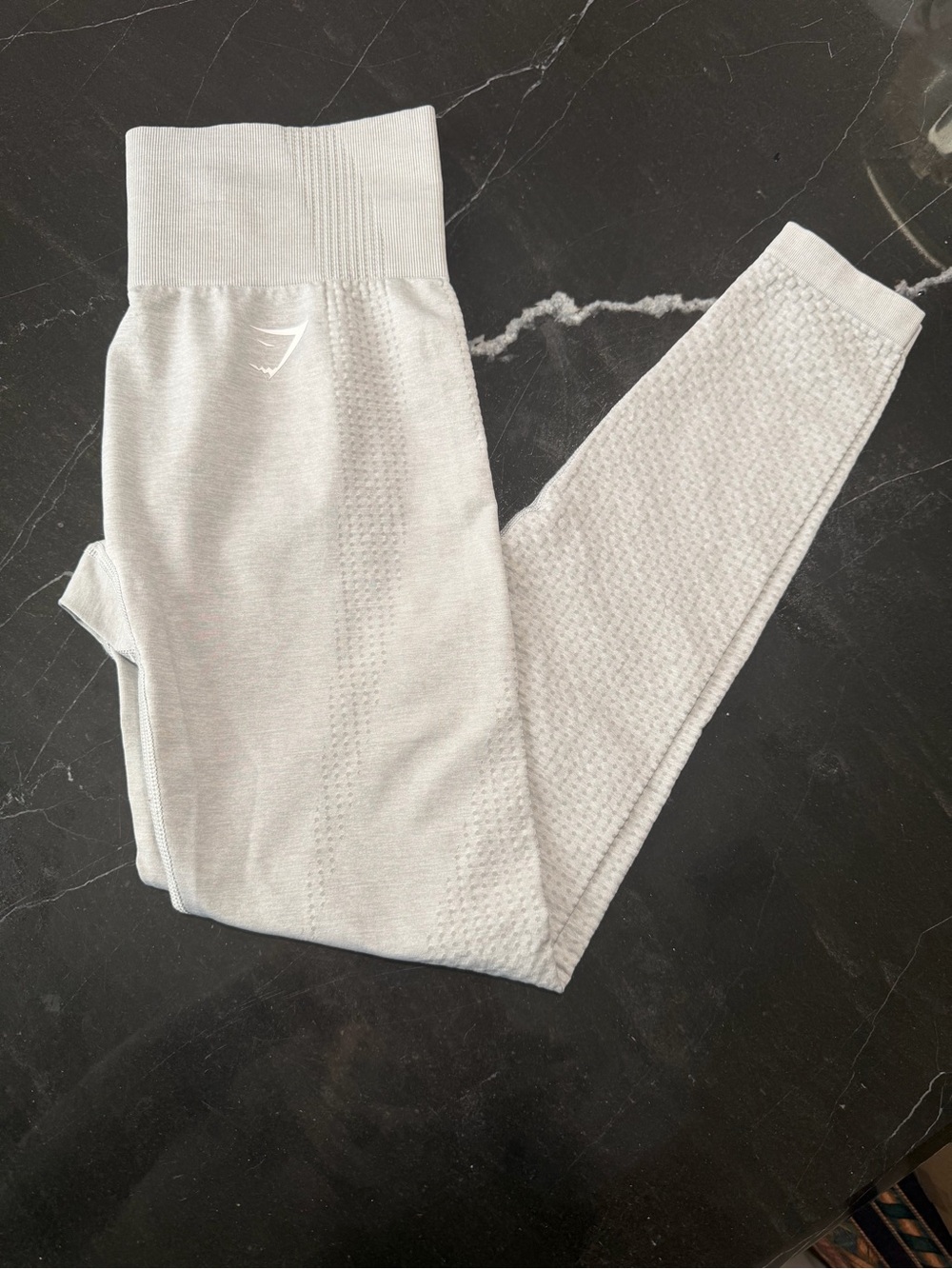 Gymshark Light Grey Seamless High-Waist Leggings
